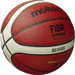 Мяч баскетбольный MOLTEN B7G4500X, р.7, FIBA Appr - фото 13402